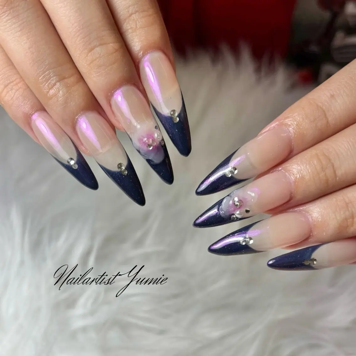 ネイル 長さ出し ネイルチップ ハンドネイル NAILSALON en+沖縄市美原のネイルデザイン