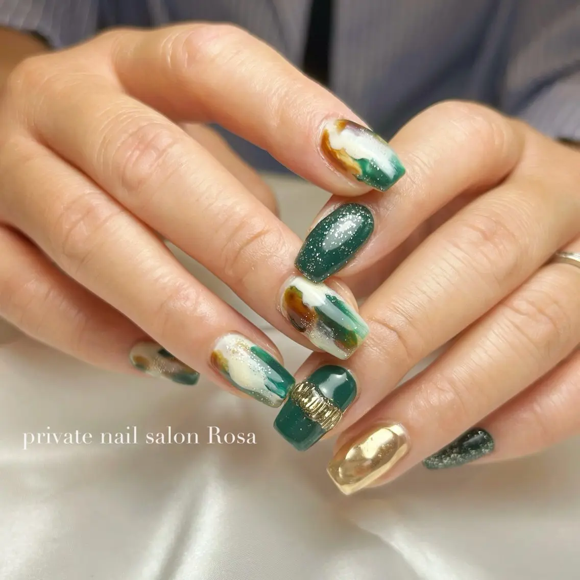 ネイル 持ち込み nail salon Rosaのネイルデザイン