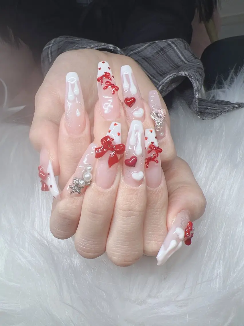 ネイル ハンドネイル Lee Nails チップ長さだし専門店のネイルデザイン