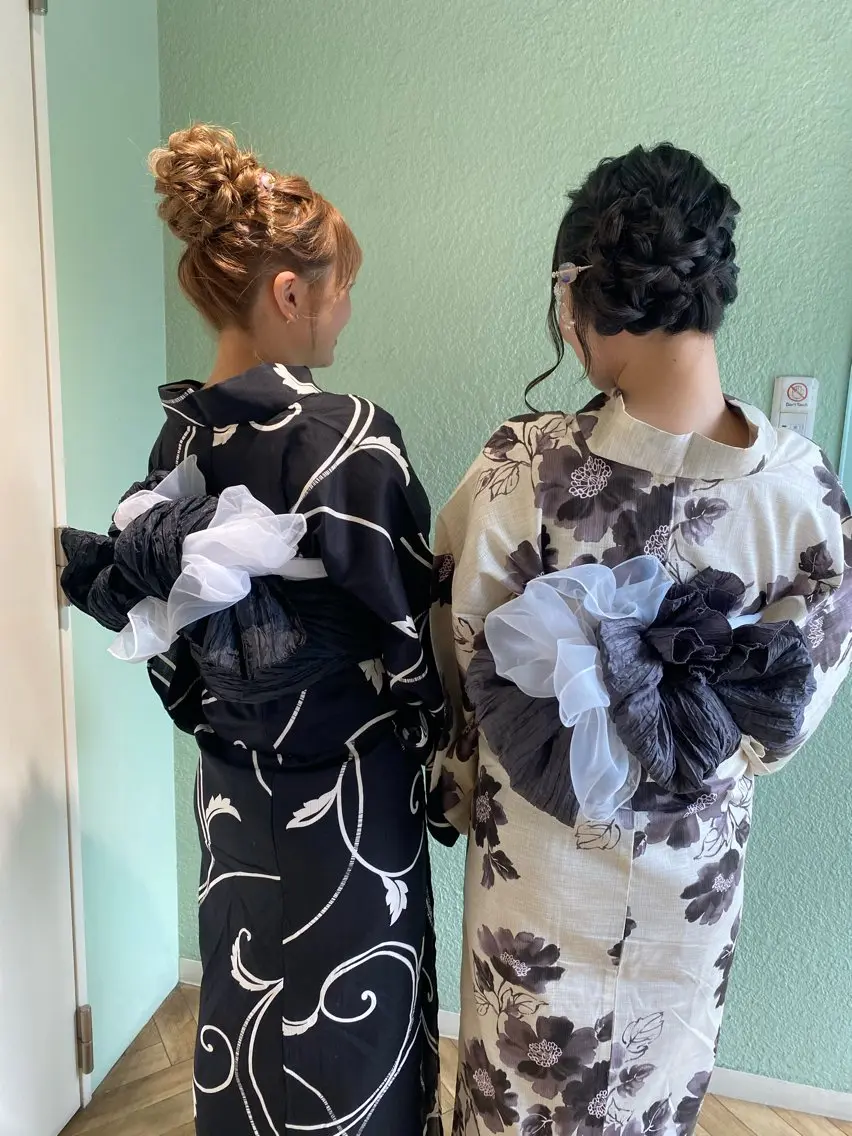 ヘアアレンジ 浴衣 着付け 青木 麻紀のヘアスタイル