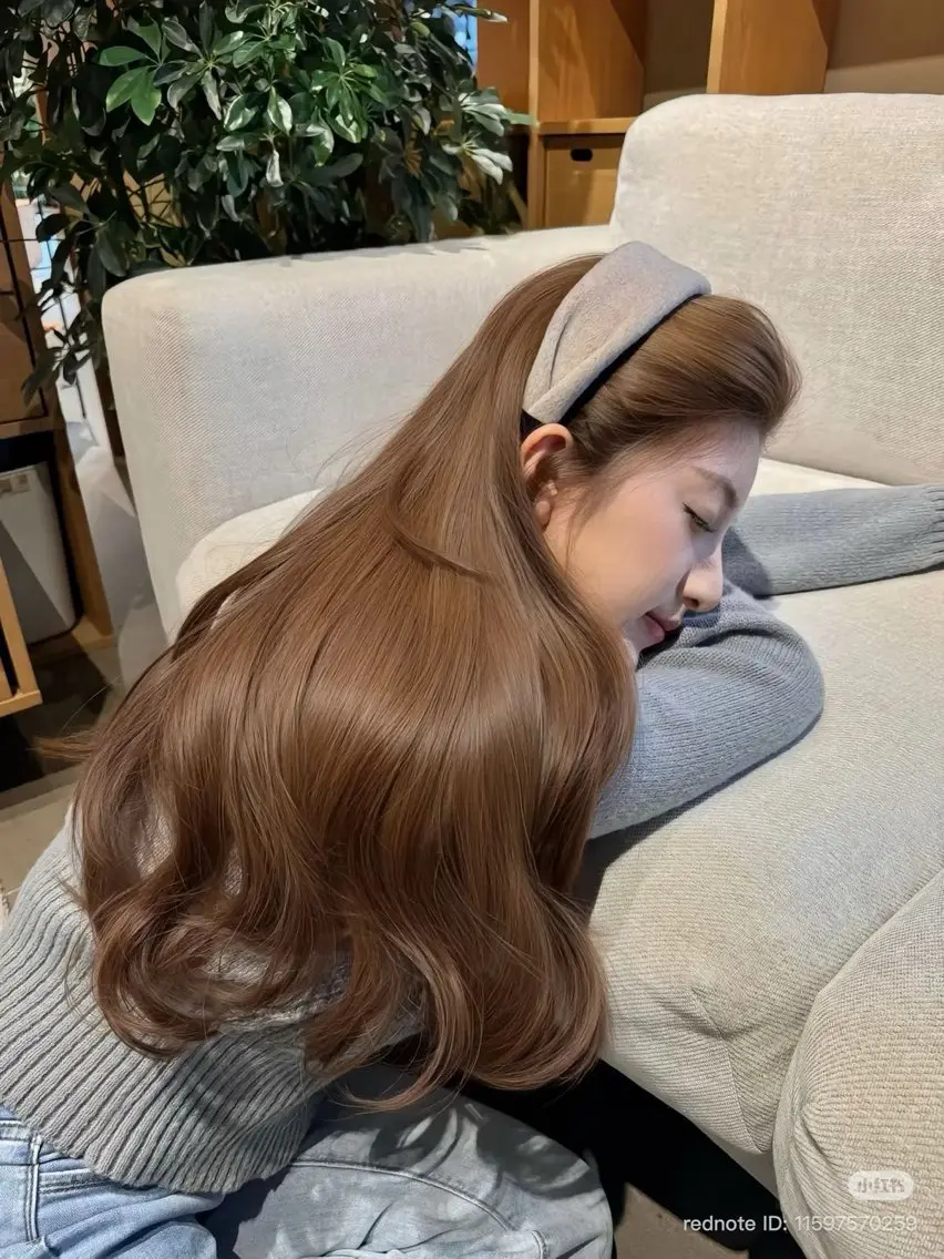 ロング カラー ブリーチ ブラウンカラー 透明感カラー ブリーチなしカラー soyon名古屋/ fuka🎀のヘアスタイル