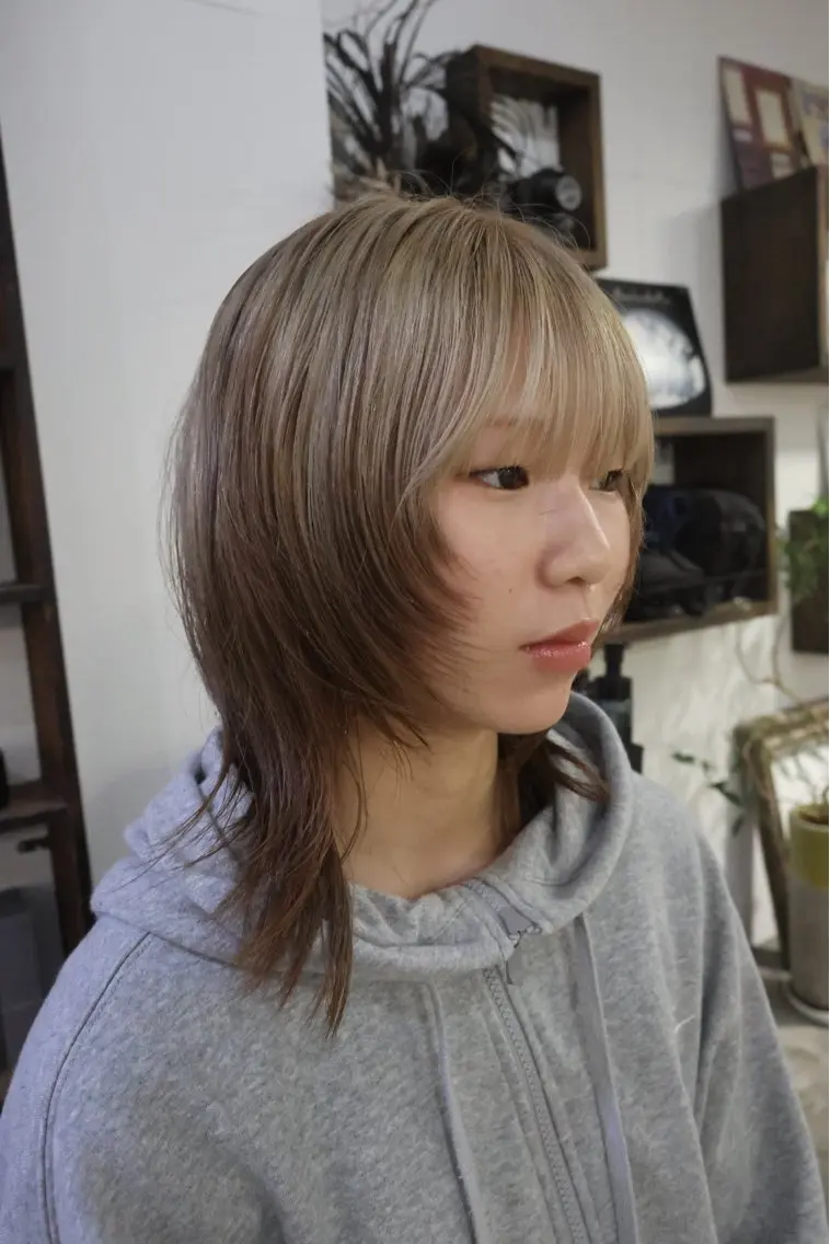 カラー ベージュカラー ミルクティーベージュ ヘアカラー Matsuda Koutaのヘアスタイル