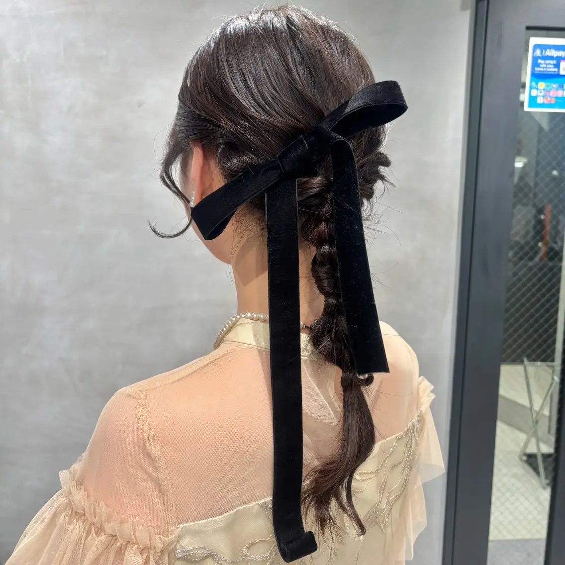 ヘアアレンジ 銀座：似合わせカラー オリーブ🫒アレンジのヘアスタイル