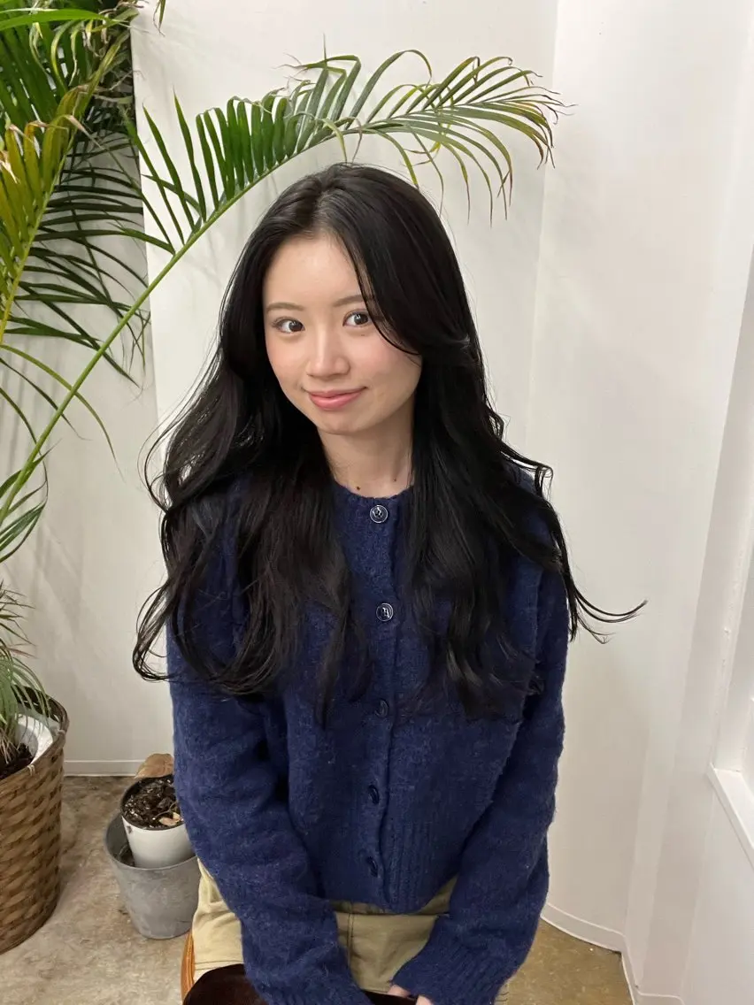 クーポンカット💇♀️+垢抜け透明感カラー🍃+オージュア4stepトリートメント🫧(ロング料金別途)の写真