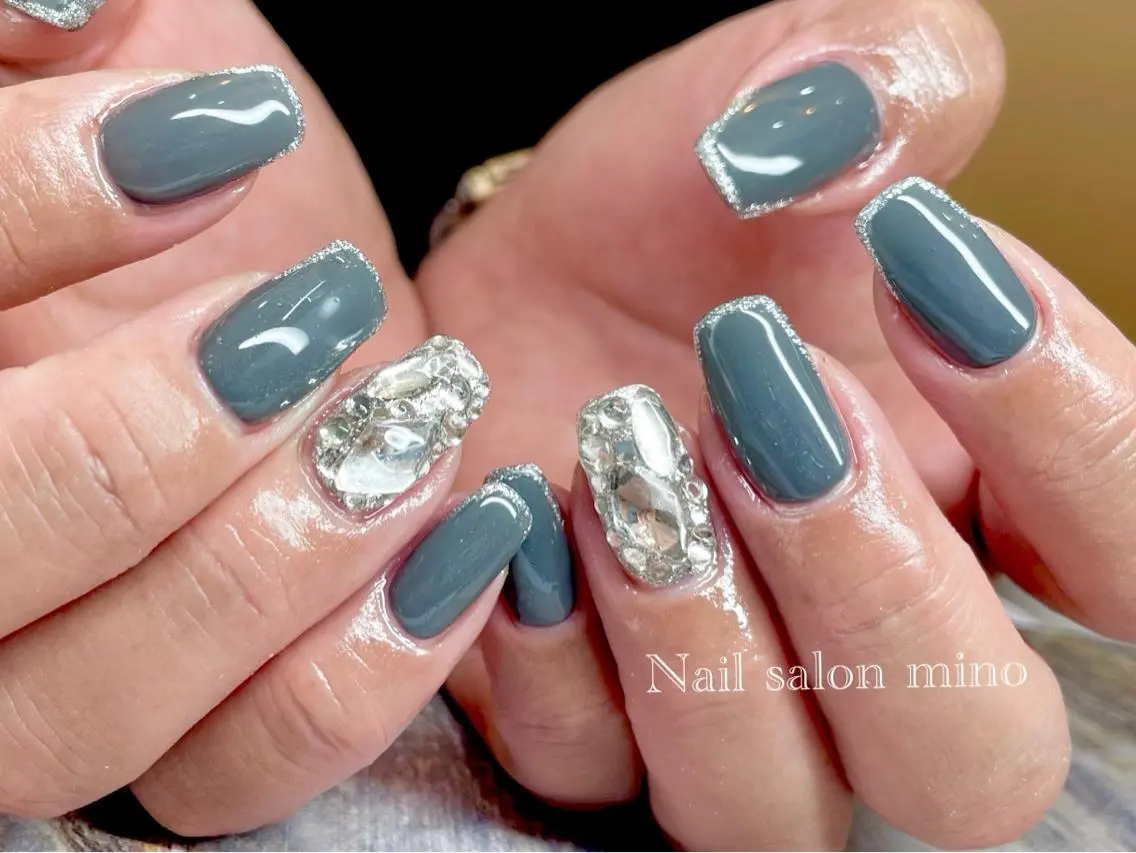 ネイル シンプルネイル ハンドネイル 三野 nail salon minoのネイルデザイン