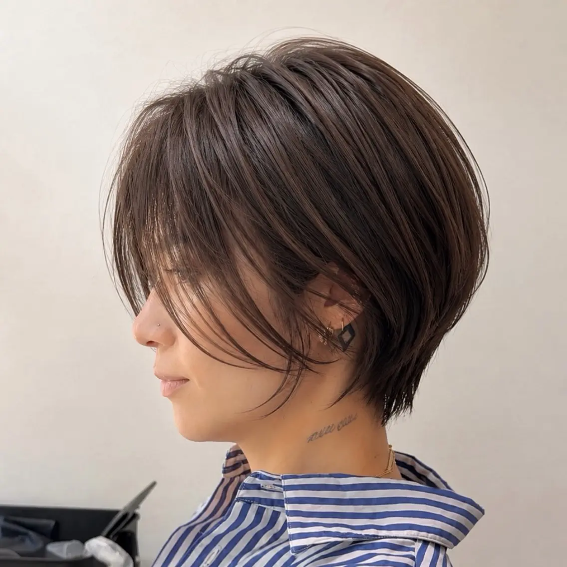 ショート カット ヘアカラー トリートメント 似合わせショート特化 /心斎橋/しゅがーのヘアスタイル