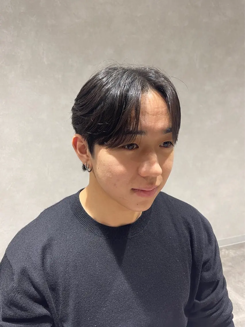パーマ メンズ センターパート メンズ韓国風 メンズモデル募集中 ‼️| 和田 ゆうやのヘアスタイル