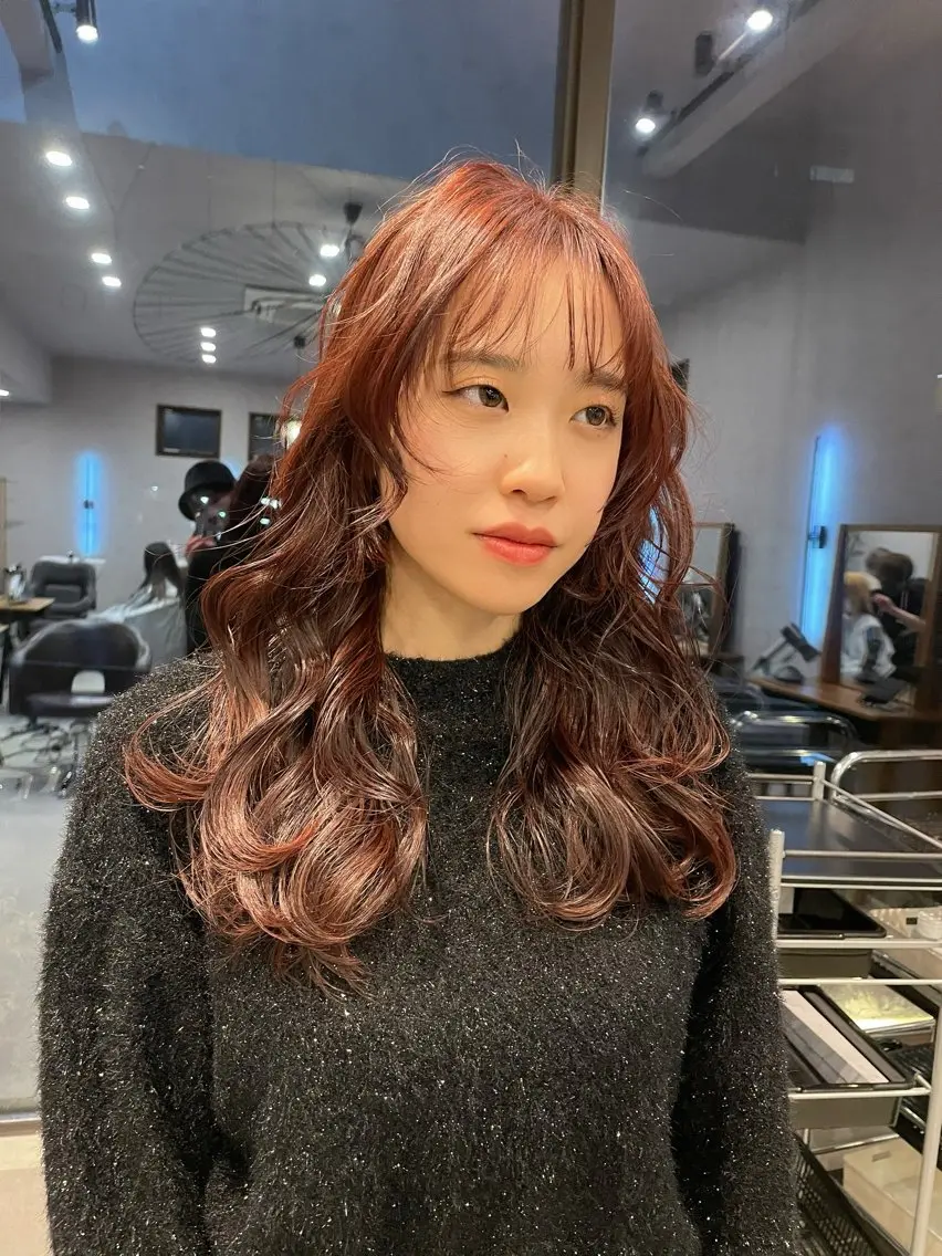 ロング ヘアカラー 透明カラー/レイヤー misaki °＊のヘアスタイル