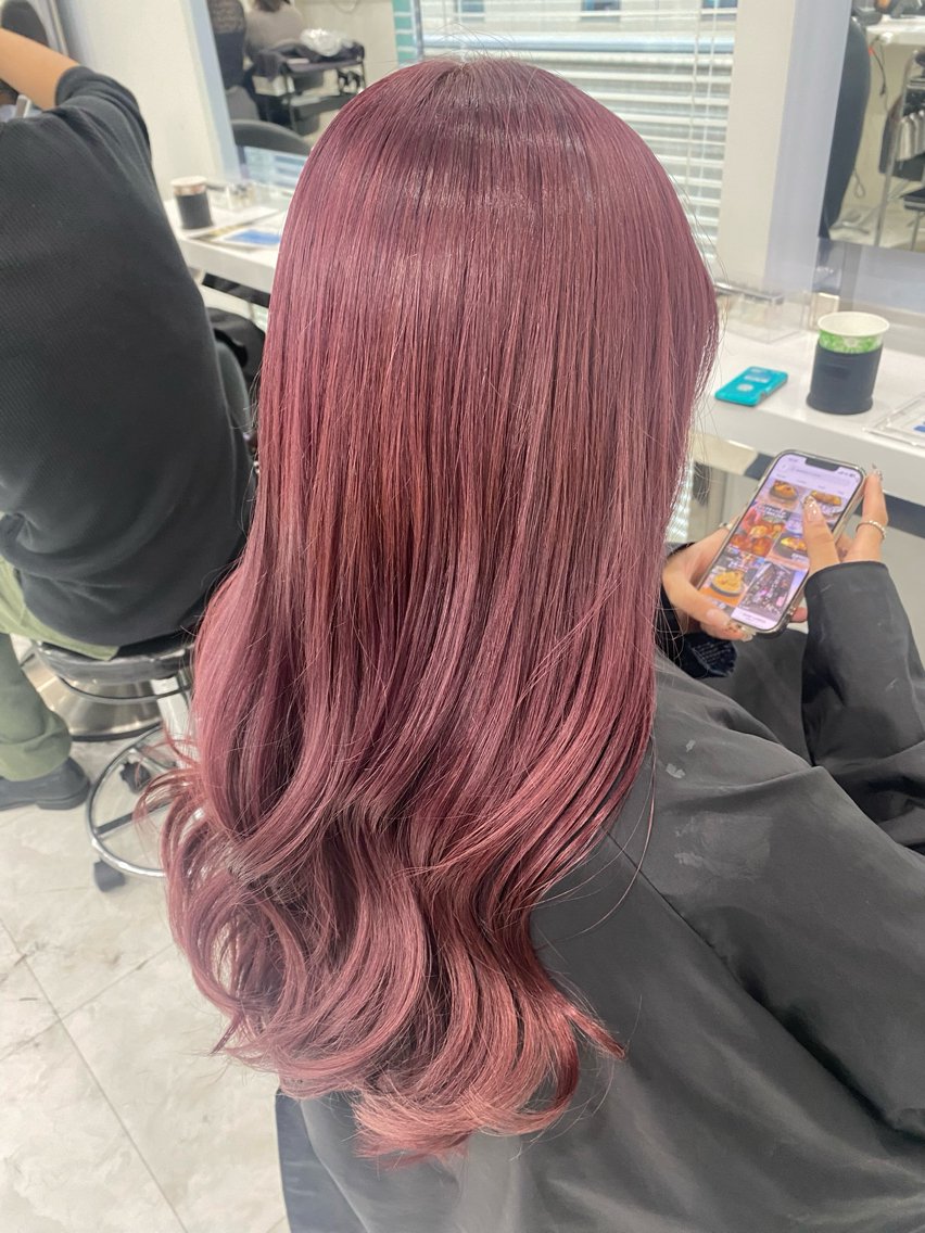 ロング matsuri モテ艶ラベンダー❤︎のヘアスタイル