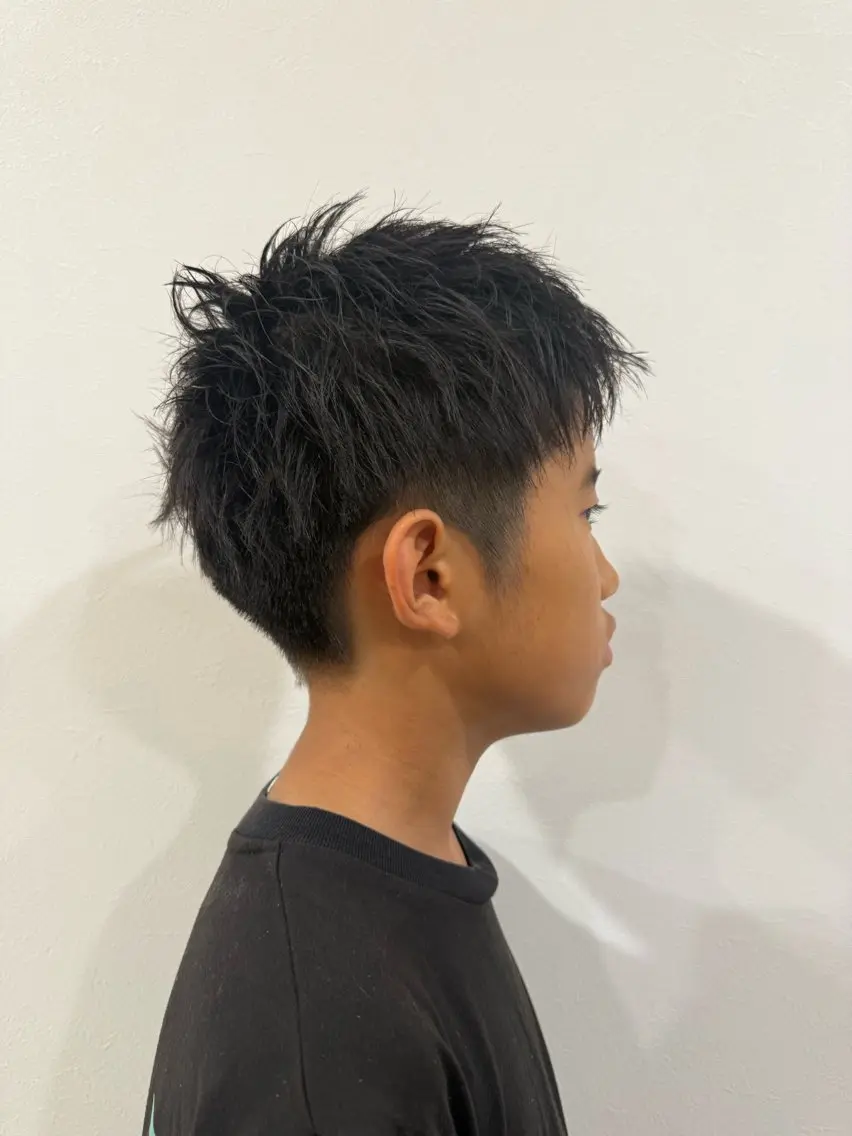 メンズ 刈り上げ 飯沼 咲空のヘアスタイル
