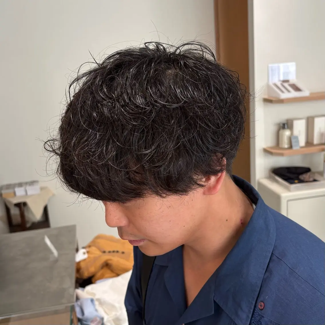 パーマ メンズ パーマ シマダ ユウナのヘアスタイル