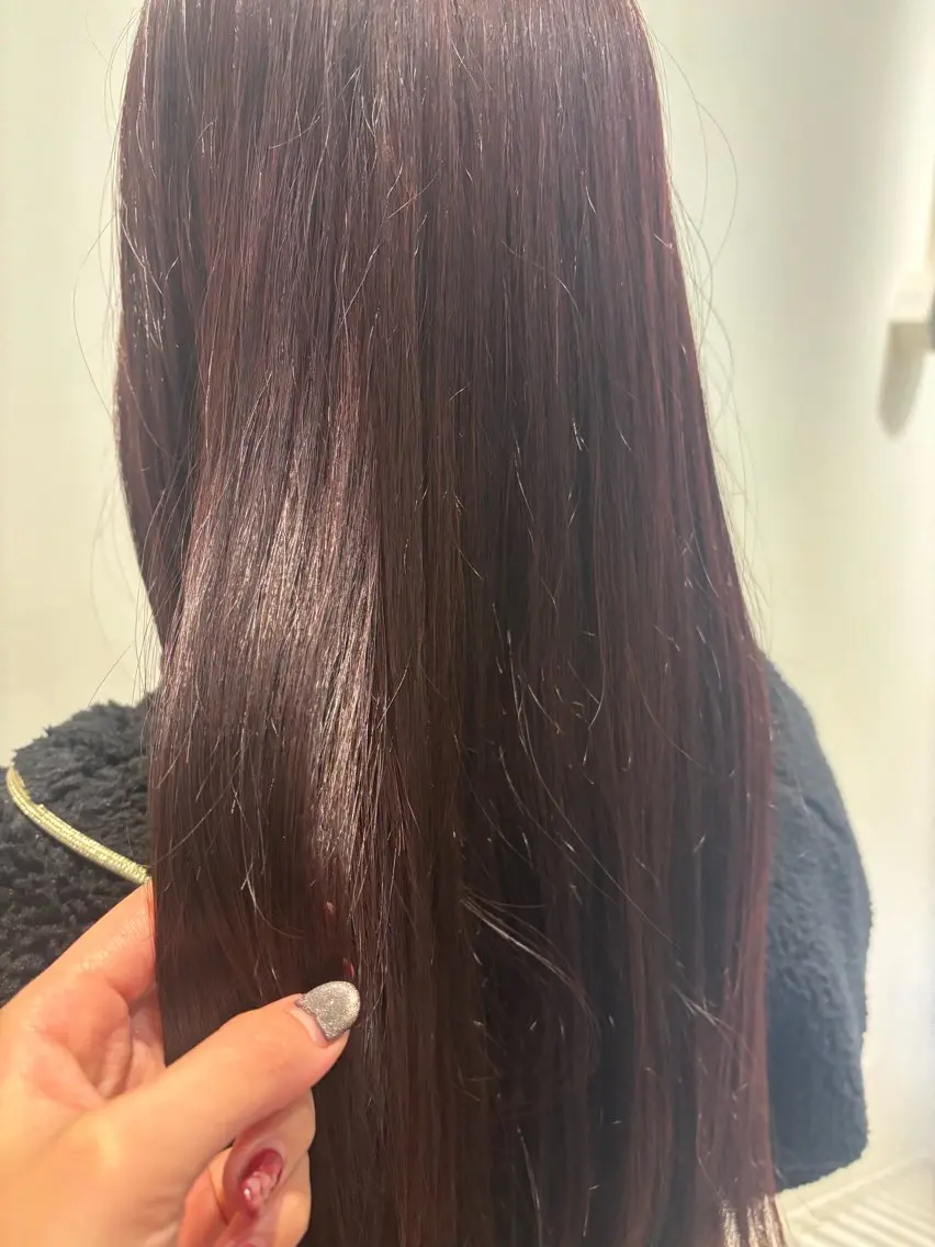 ロング カラー 堀 ゆきみのヘアスタイル