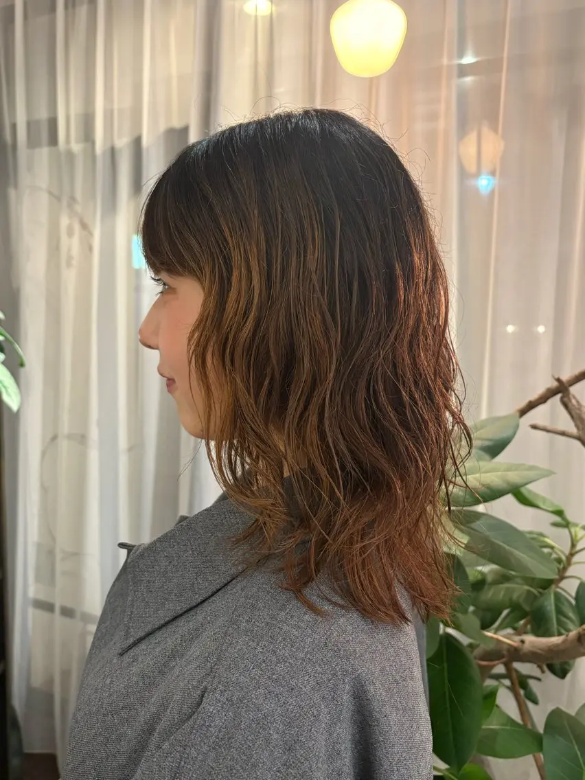 【女性限定 カット+ケアパーマ ※16時〜のみ 】 ケア剤を使いながらダメージレスなパーマメニューとなっております🌿の写真