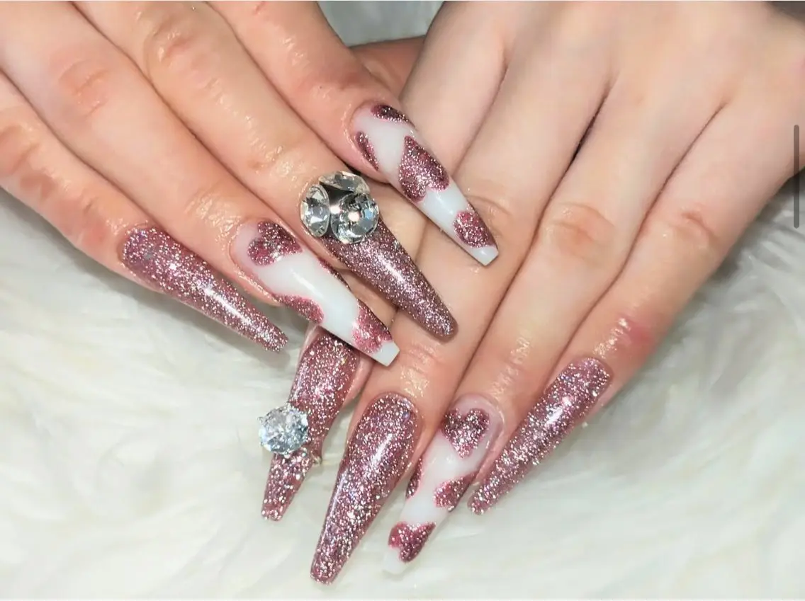 ネイル ジェルネイル 韓国ネイル マグネットネイル ネイルチップ 冬ネイル Lenie Nail Salonのネイルデザイン