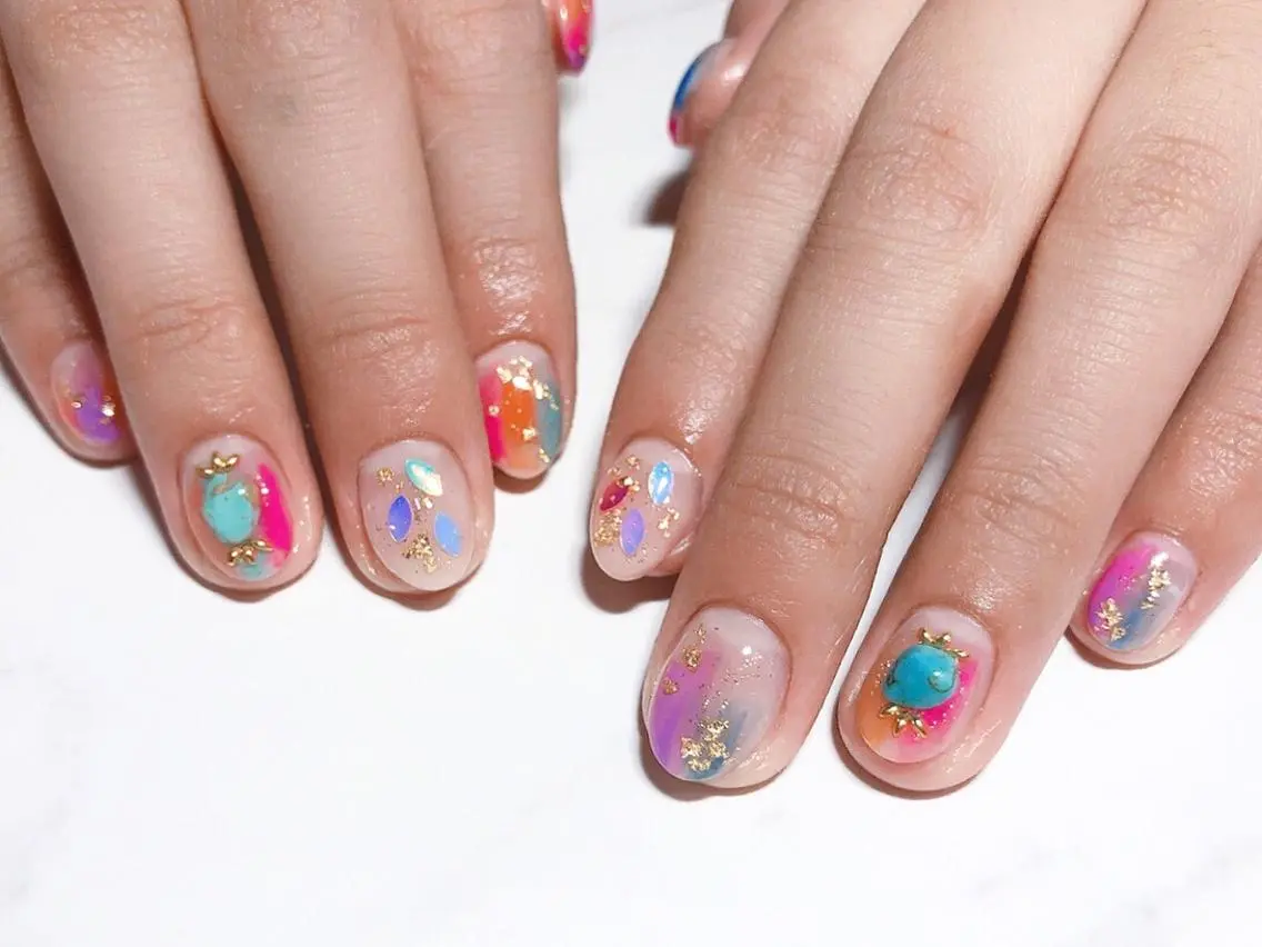 ネイル 長さ出し ハンドネイル yumnail (ネイル&脱毛)のエステ・リラクイメージ