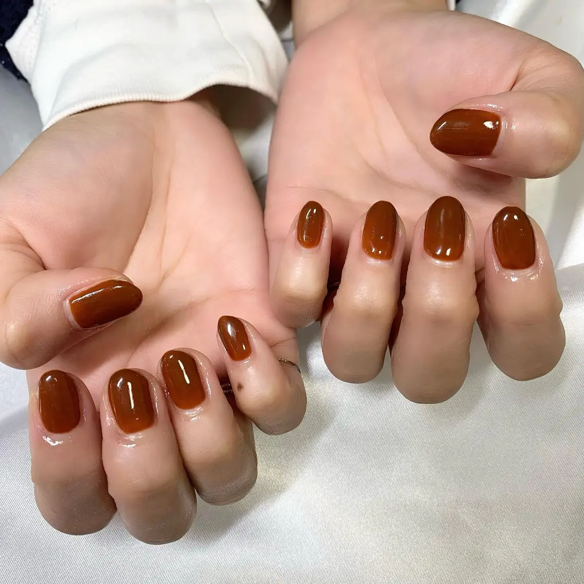 ネイル ワンカラーネイル ハンドネイル Lucid Fleur Amiのネイルデザイン