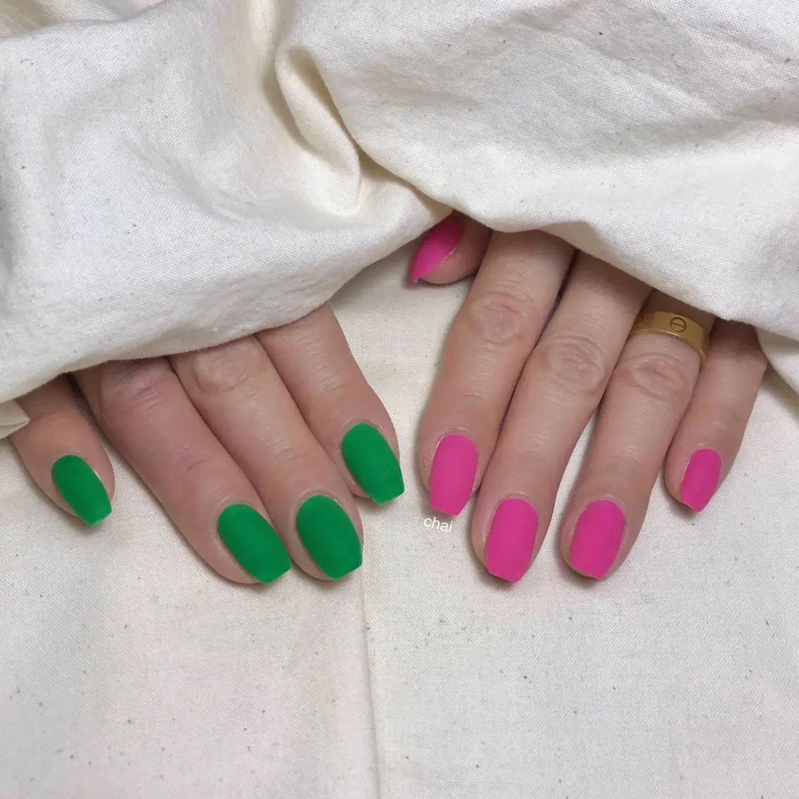 ネイル マットネイル ハンドネイル chai nail _ai📍鶴橋/桃谷のネイルデザイン