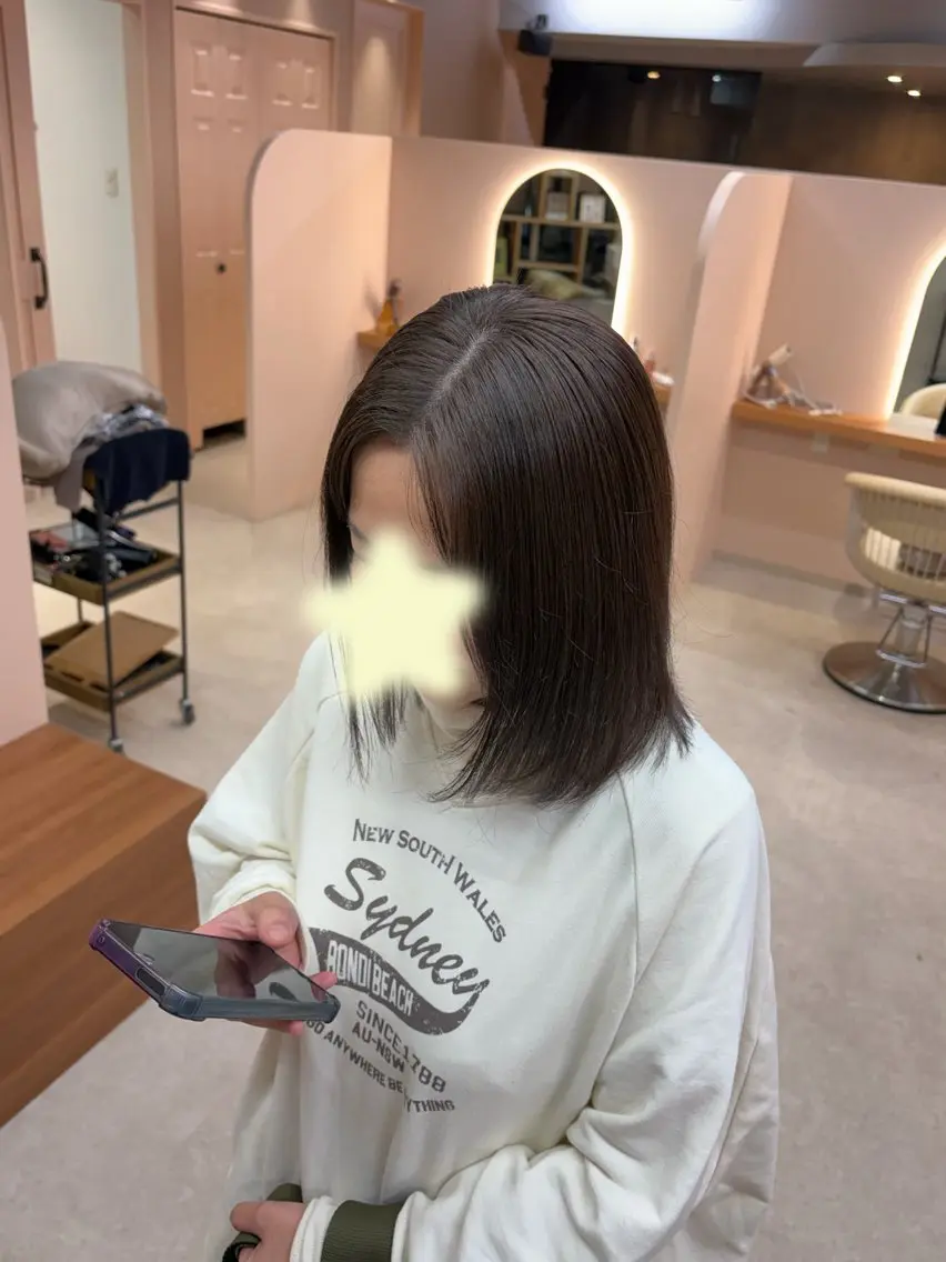 ミディアム カラー ヘアカラー ROCCOeast RURIのヘアスタイル