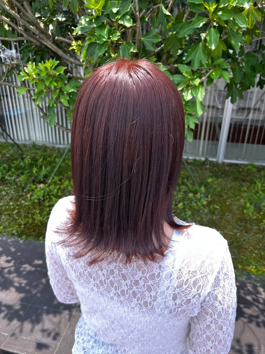 ミディアム オレンジブラウン gigi- 榎本  龍成のヘアスタイル