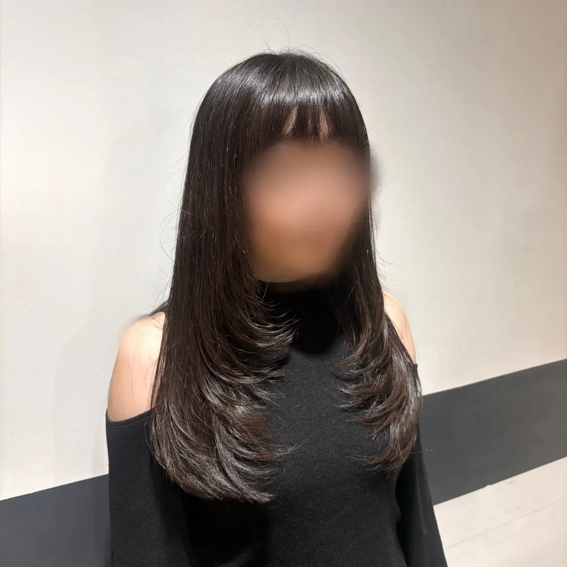 セミロング レイヤーカット カット トリートメント ボブ/外国人風カラー 🩵mikiのヘアスタイル