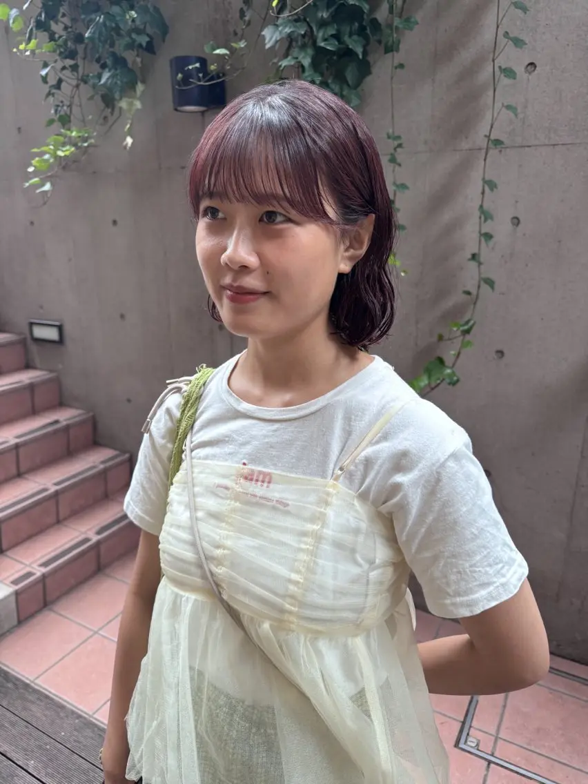ショート パーマ カット パーマ 大橋 芽衣のヘアスタイル