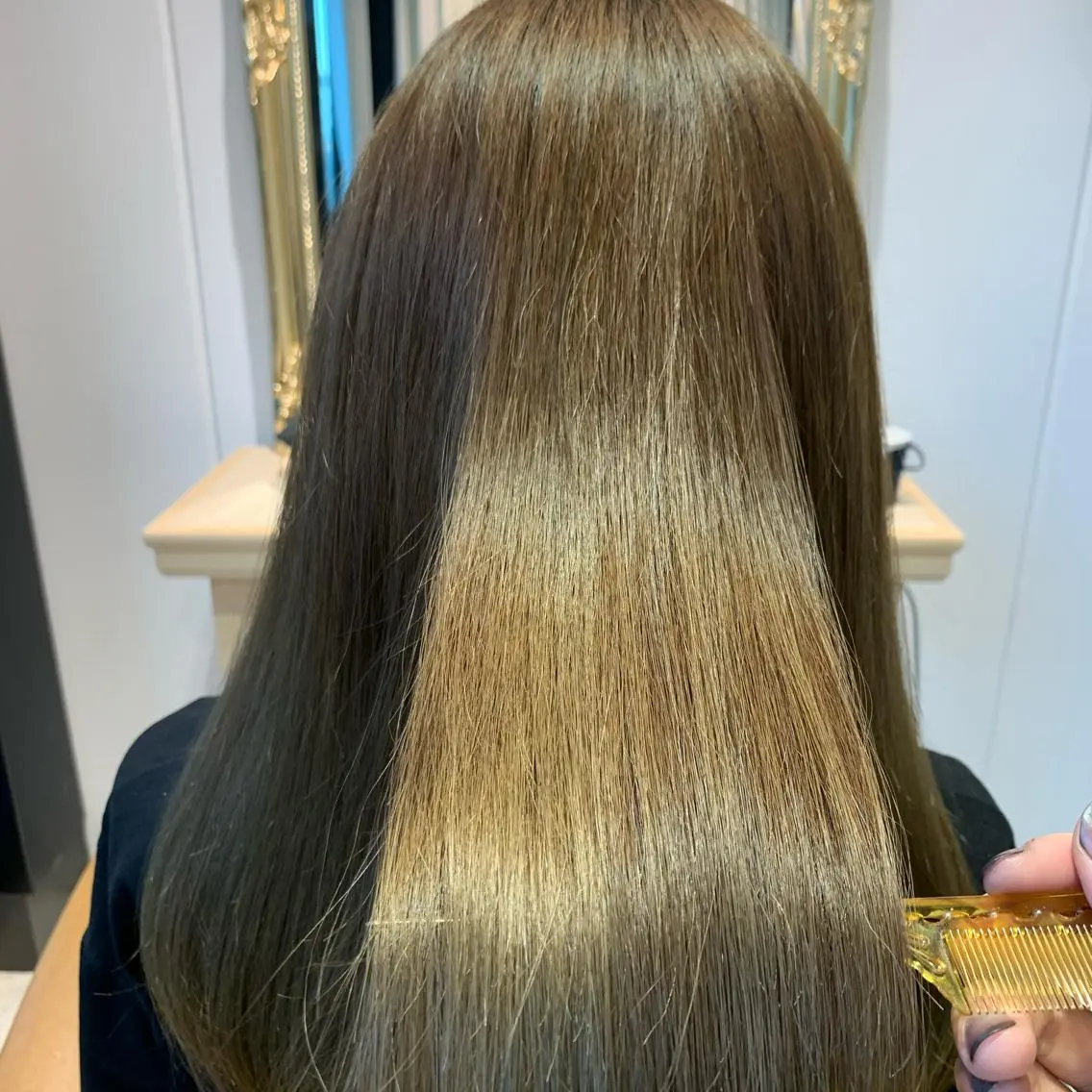 ロング カラー パーマ ヘアアレンジ 髪質改善 髪質改善 の達人/杉原碧仁のヘアスタイル