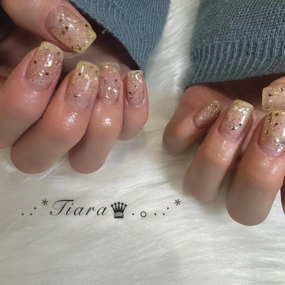ネイル ハンドネイル Tiara♛ティアラ 磯田くるみのネイルデザイン