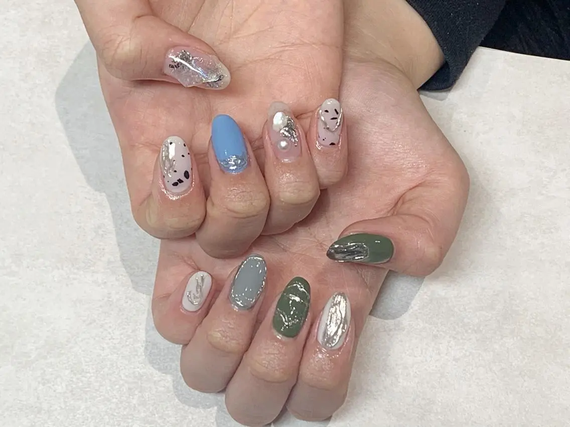 ネイル ハンドネイル 金田 純香のネイルデザイン