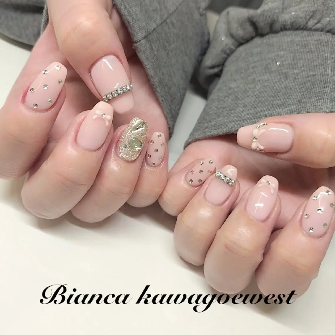 ネイル 持ち込み Bianca川越西口 Oguraのネイルデザイン