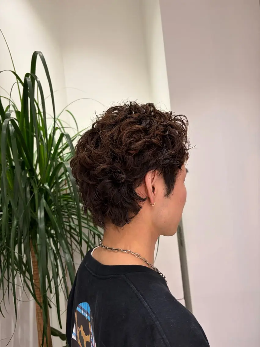 ショート パーマモデル募集堀本 夢来のヘアスタイル