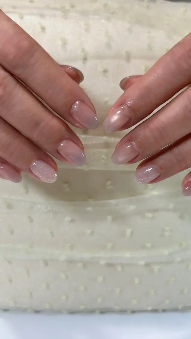 ネイル グラデーション マグネットネイル nail salon mynteのネイルデザイン