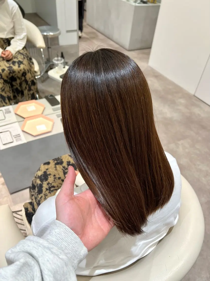 ミディアム 髪質改善 💎透明感カラー特化 💎TAISEIのヘアスタイル