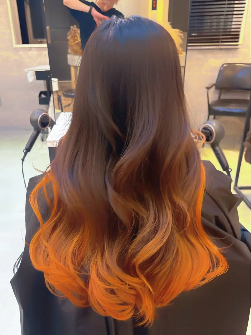 ロング ヘアカラー トリートメント 🫧ハイトーン ブリーチ✨RYUKIのヘアスタイル