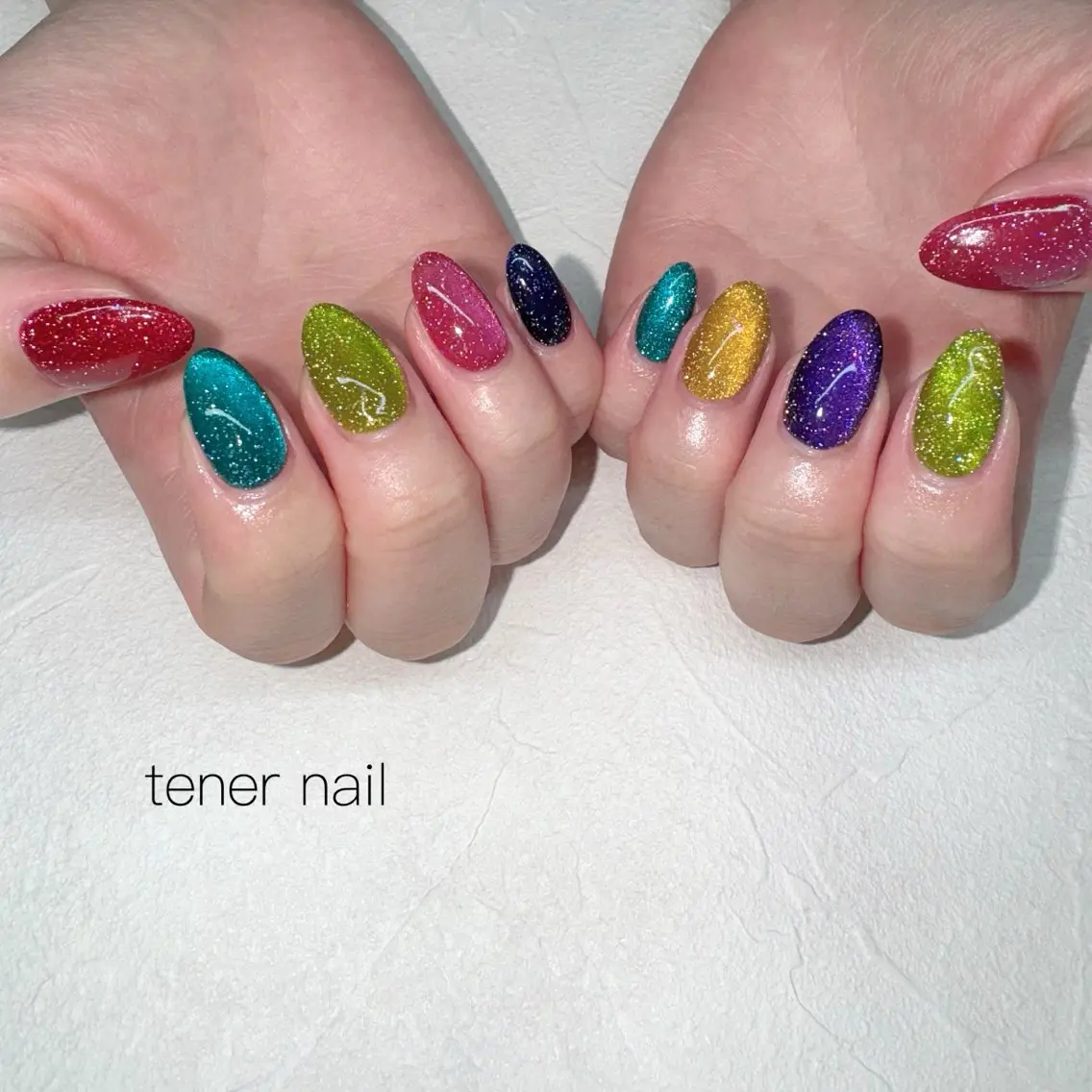 ネイル マグネットネイル ハンドネイル テネルネイル tener nailのネイルデザイン