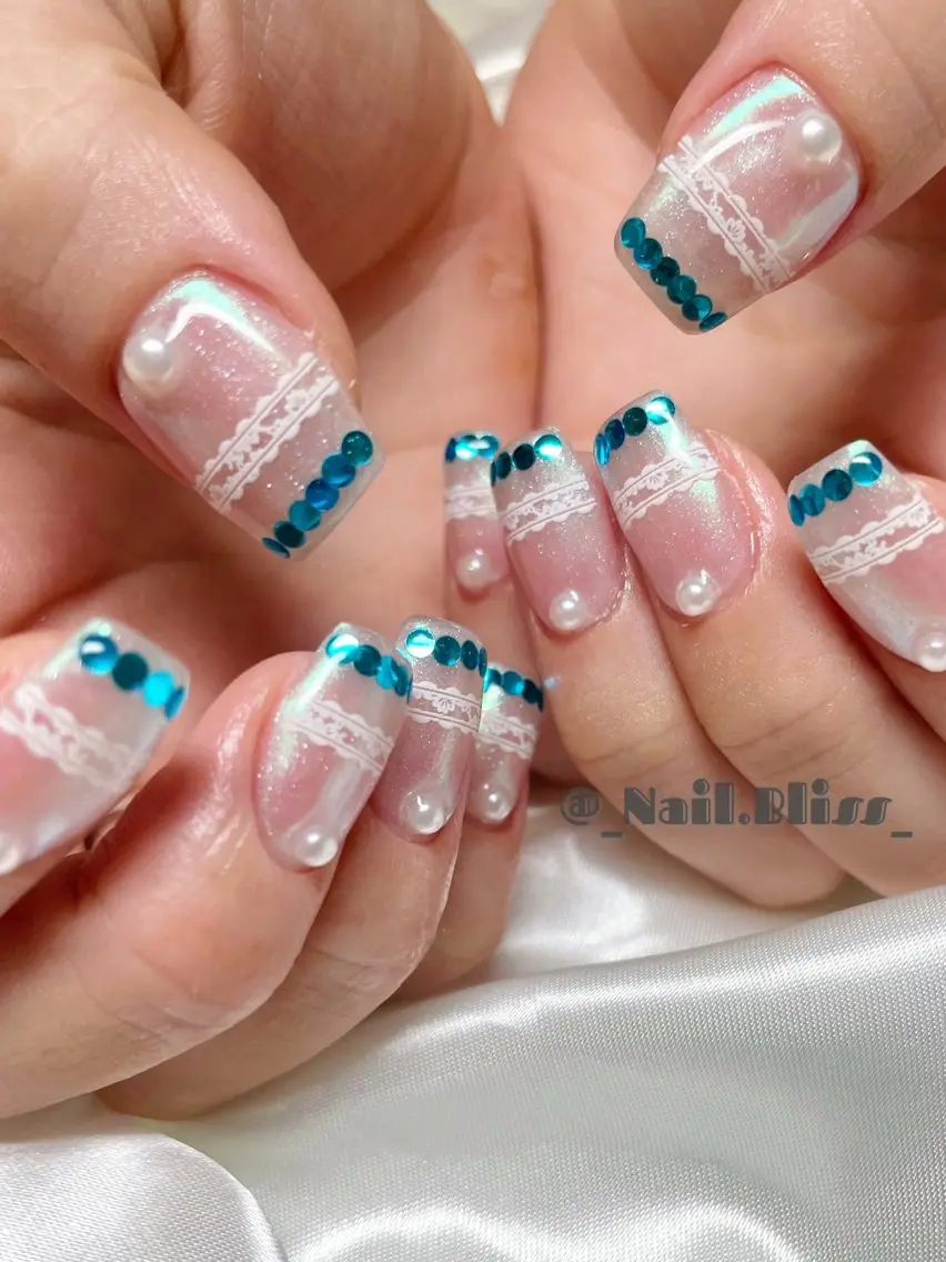 ネイル レース 持ち込み ハンドネイル NAIL BLISSのネイルデザイン