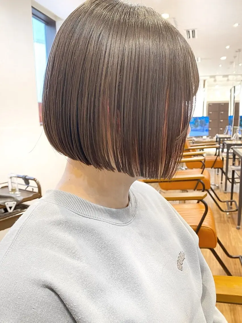 ショート ボブ 藤野 慶太のヘアスタイル