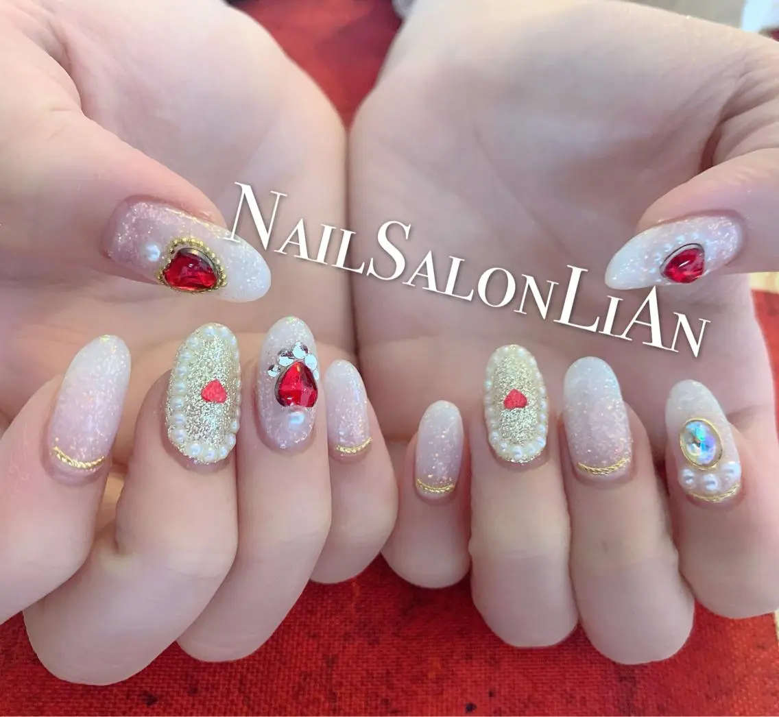 ネイル 持ち込み ハンドネイル NailSalon LiAnのネイルデザイン