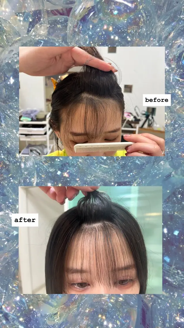 我ぐせ直し・浮きぐせ直しの写真