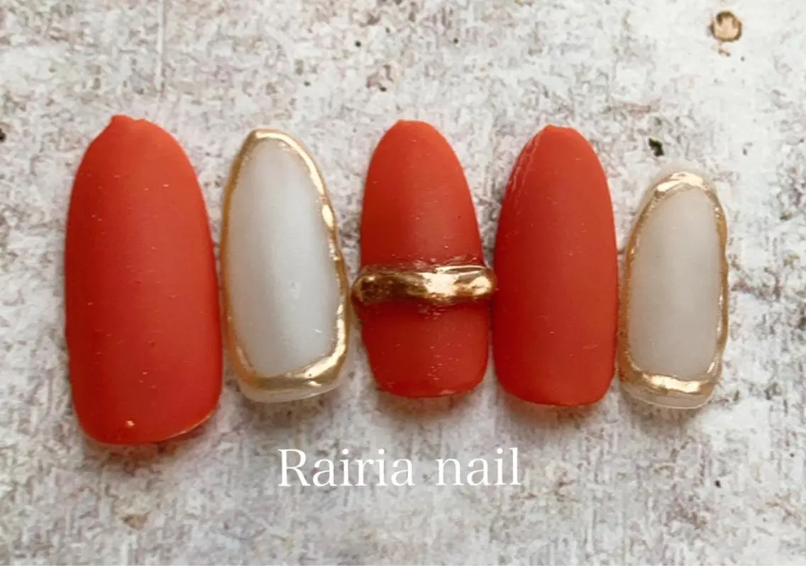 ネイル アートネイル ジェルネイル ニュアンスネイル パラジェル Rairia nail本八幡店のネイルデザイン