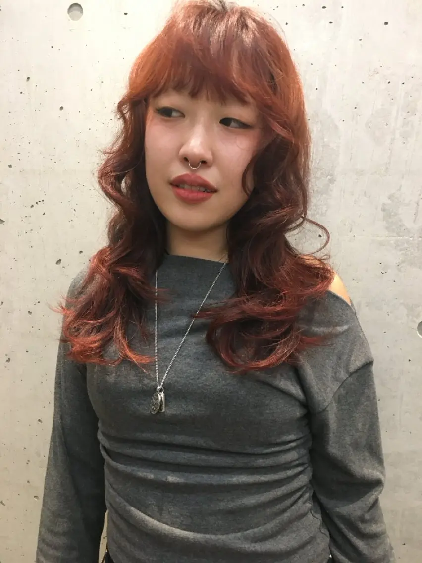 ロング ヘアカラー トリートメント KAAI ㅤのヘアスタイル