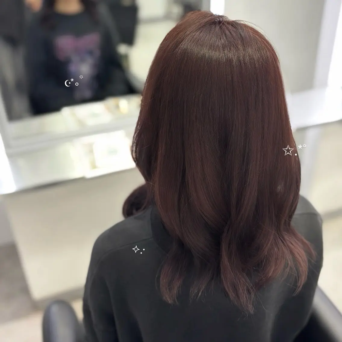 ミディアム カラー ヘアカラー あやか/心斎橋/ カラーモデル募集中のヘアスタイル