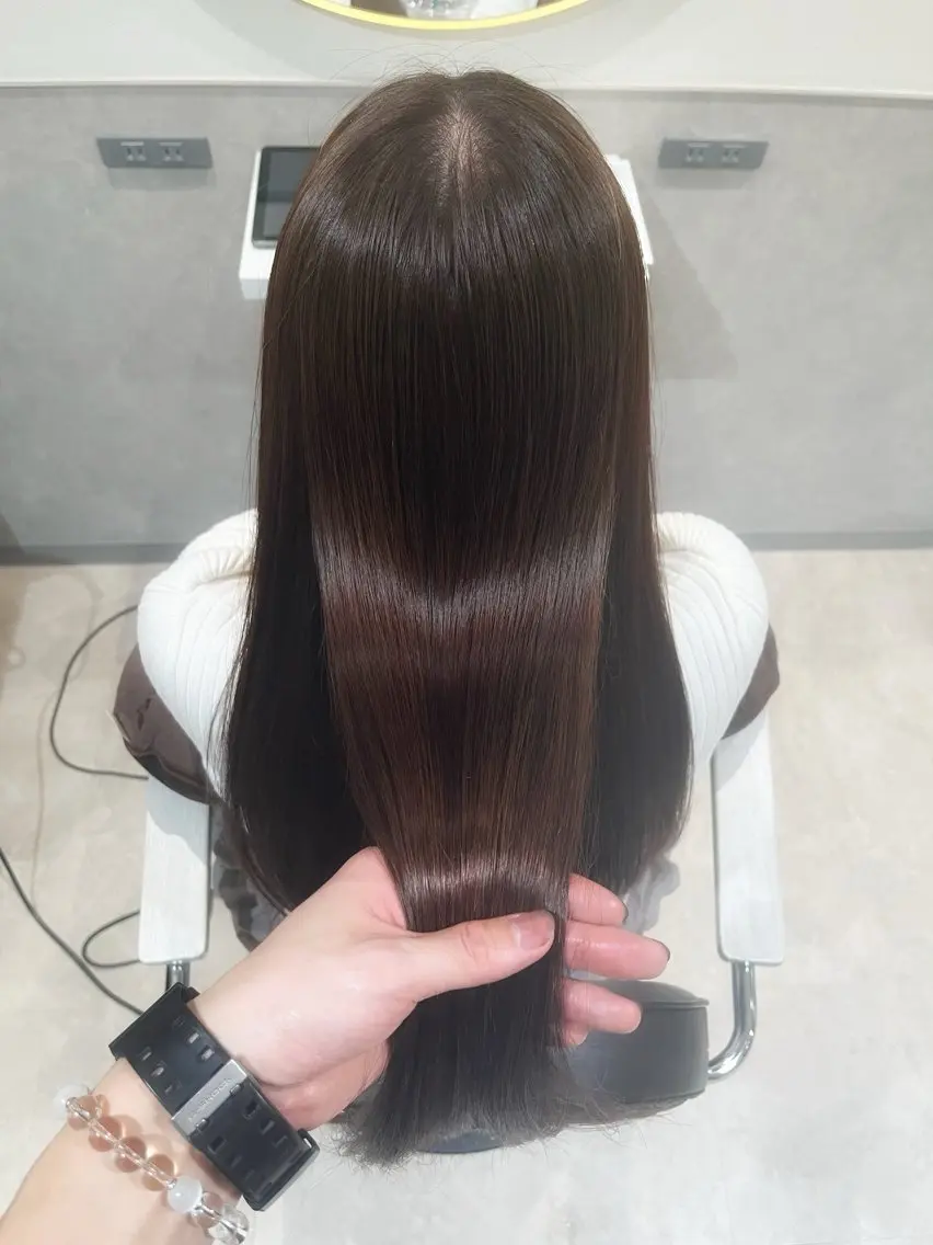 ミディアム カット トリートメント 銀座⭐️髪質改善⭐️ 平中　留生のヘアスタイル