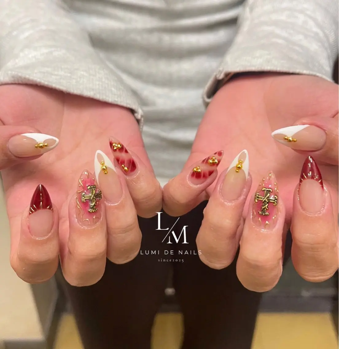 ネイル ジェルネイル ハンドネイル Lumi de nailsのネイルデザイン