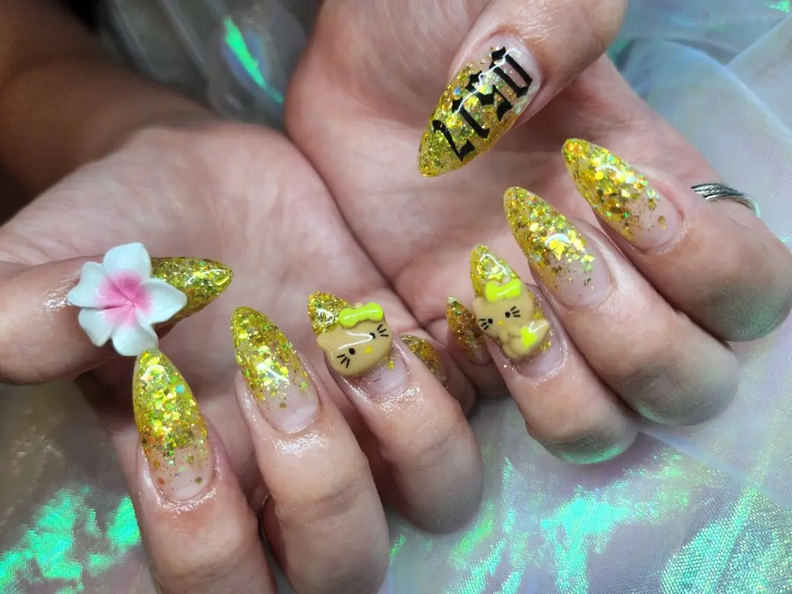 ネイル ハンドネイル 💜bora .のネイルデザイン