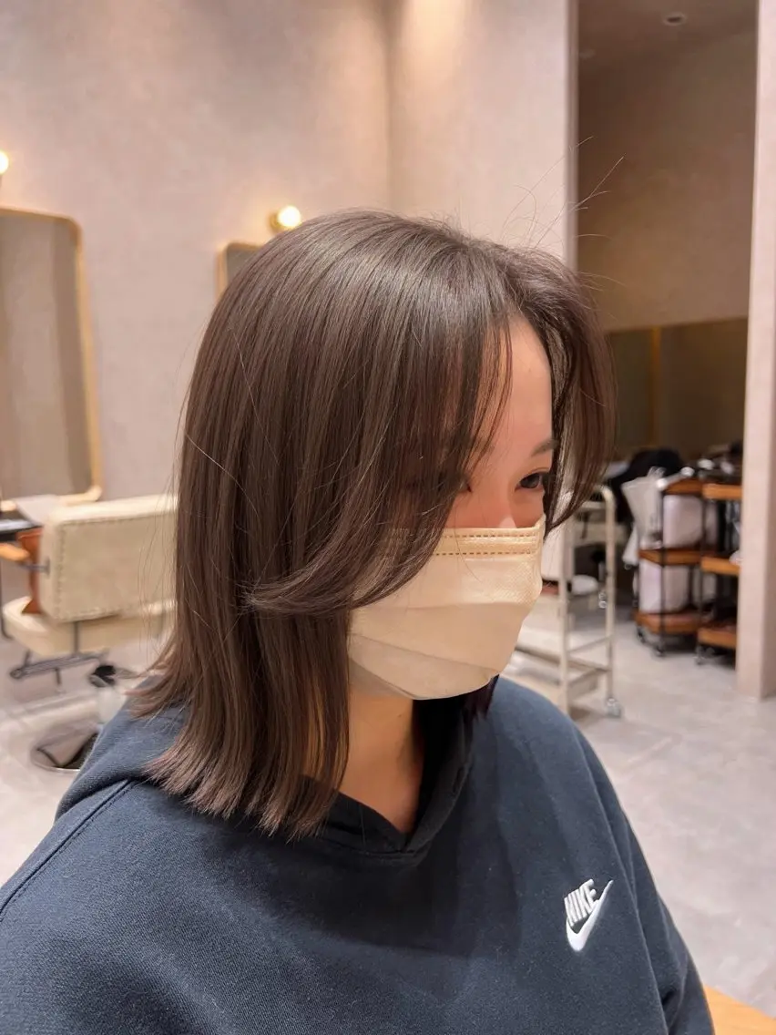 ショート カラー カット ヘアカラー トリートメント ボブ/ベージュ /kazui🐈のヘアスタイル