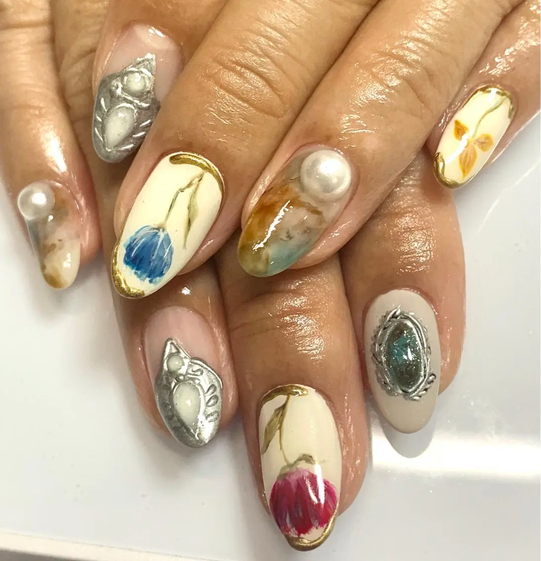 ネイル ハンドネイル 山下 愛のネイルデザイン