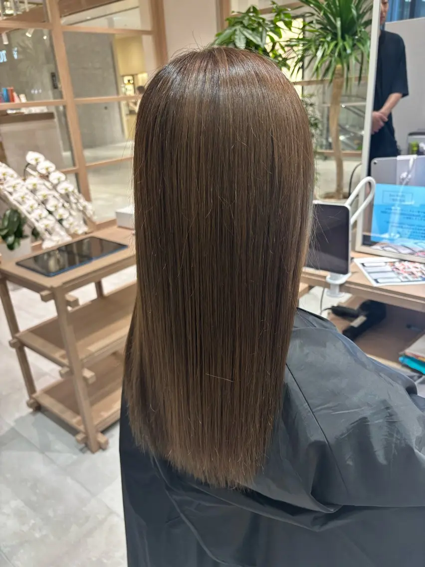 ロング カラー クマ🐻天神 カットモデル募集のヘアスタイル