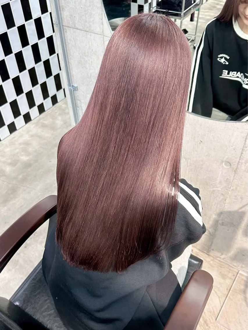 ロング カラー ヘアカラー トリートメント ✨ブリーチカラー/ 艶髪suzu🪽🤎のヘアスタイル