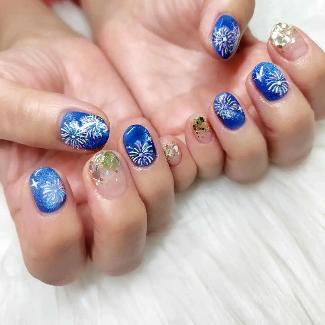 ネイル ジェルネイル マグネットネイル パラジェル ハンドネイル Bianca浦和西口 ⭐mitoのネイルデザイン