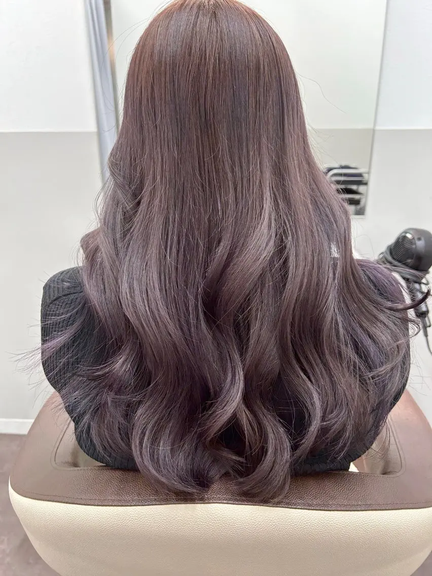 ロング カラー ヘアカラー 薄田 珠美のヘアスタイル